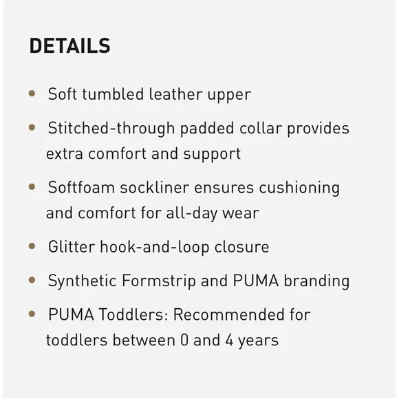 💟PUMA Smash 3.0 Purple Glitter Toddler Velcro Closure Sneakers - Picture 10 of 10